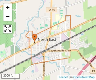 Area schools map